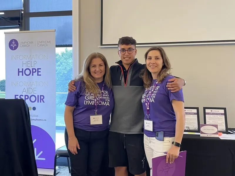 Membri del team D&O a un evento di Lymphoma Canada